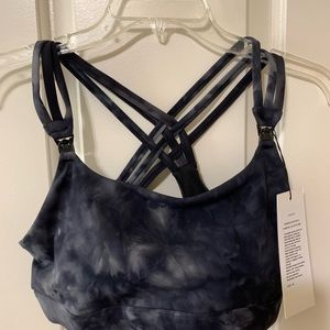 Sweat & Milk running, nursing, pumping sports bra M. Chloe 4 NWT